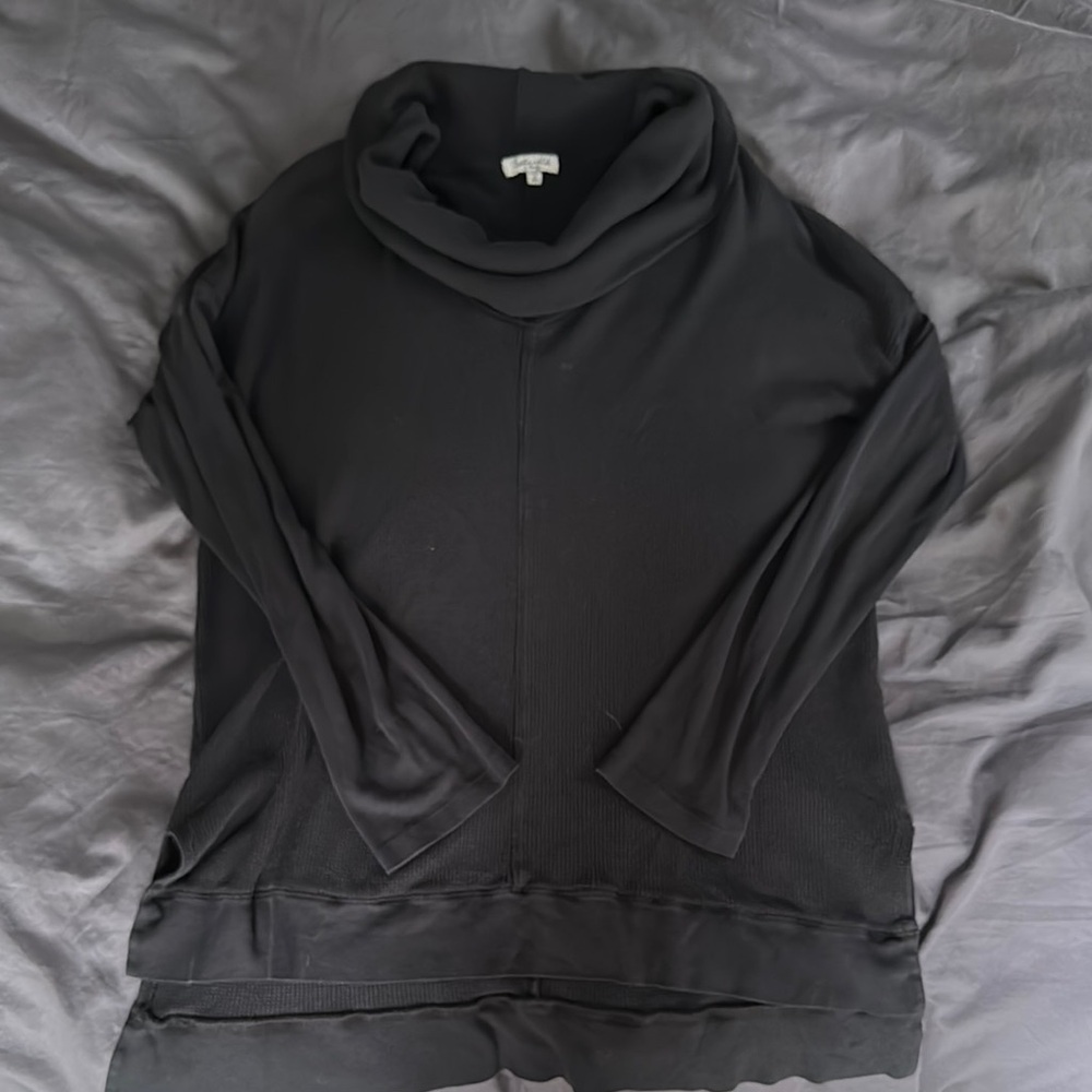 Splendid Waffle Cowlneck Sweater